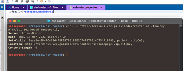 NSF Router in action