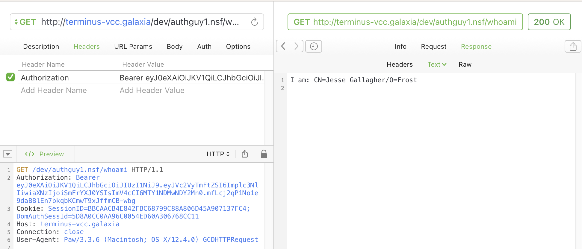 JWT authentication in action