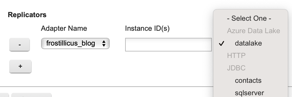 Data Lake in Sync Admin