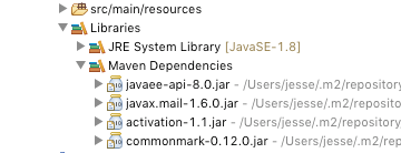Eclipse's Maven Dependencies library
