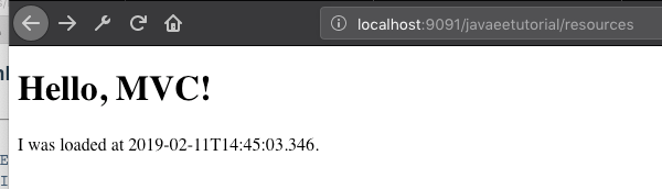 Basic MVC output