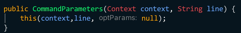 Pseudo named parameters